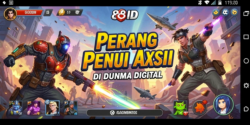 Tampilan aksion seru dalam game 88ID saat bertarung.