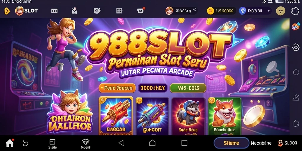 Tampilan gameplay menarik dari 988SLOT yang penuh warna.