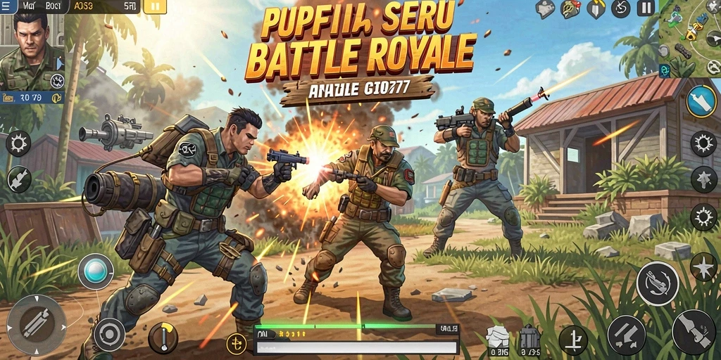 Tampilan gameplay A7777 yang intens dan mendebarkan.