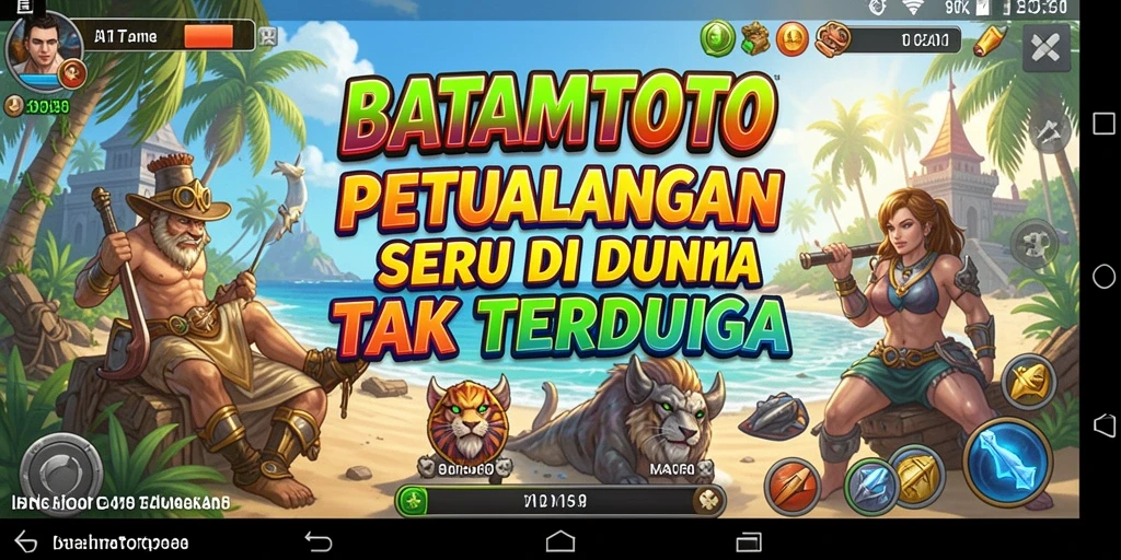 Tampilan gameplay seru dari BATAMTOTO yang penuh petualangan.