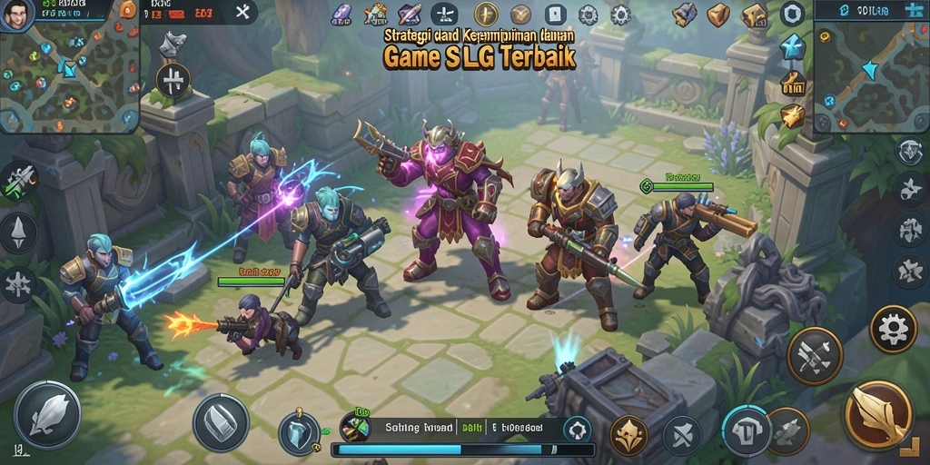 Tampilan gameplay DKK dengan pertempuran strategis yang mendebarkan.