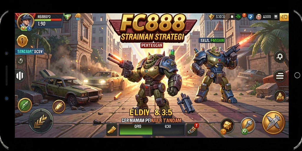 Screenshot gameplay FC888 menampilkan momen strategis yang intens.