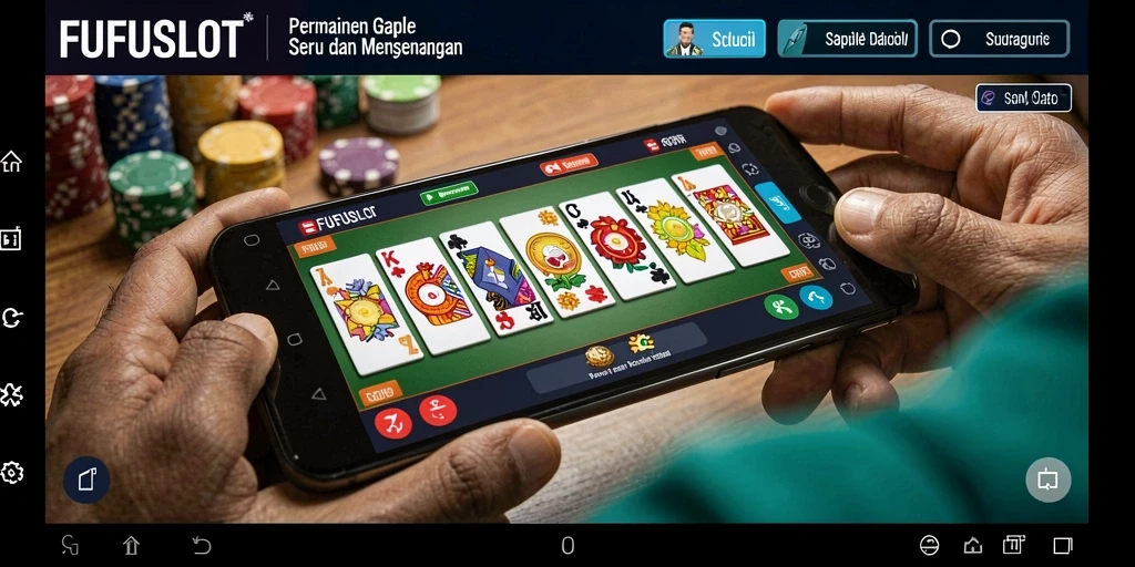 Tampilan gameplay seru permainan Gaple FUFUSLOT.