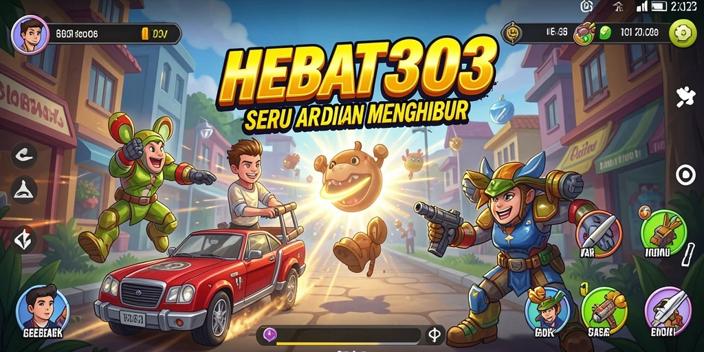 Tampilan gameplay seru HEBAT303 dengan berbagai tantangan Arcade.