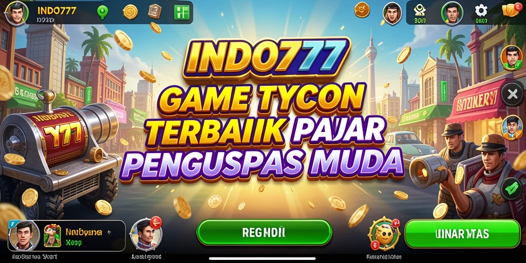Screenshot gameplay <strong>INDO777</strong> menunjukkan pengalaman mengelola bisnis Tycoon.