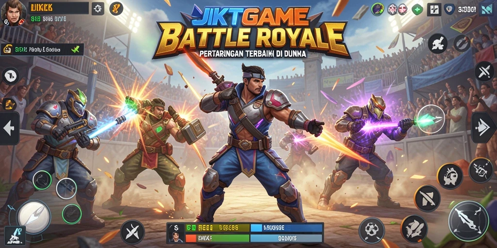 Tampilan gameplay JKTGAME yang seru dan penuh aksi.