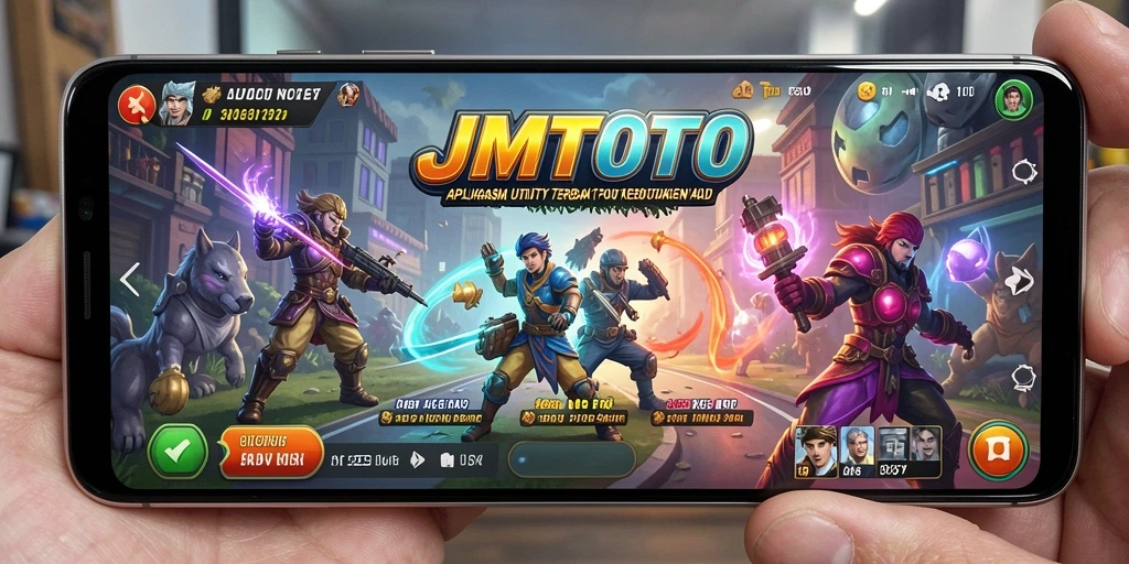 Tampilan antarmuka aplikasi JMTOTO yang menarik dan mudah digunakan.