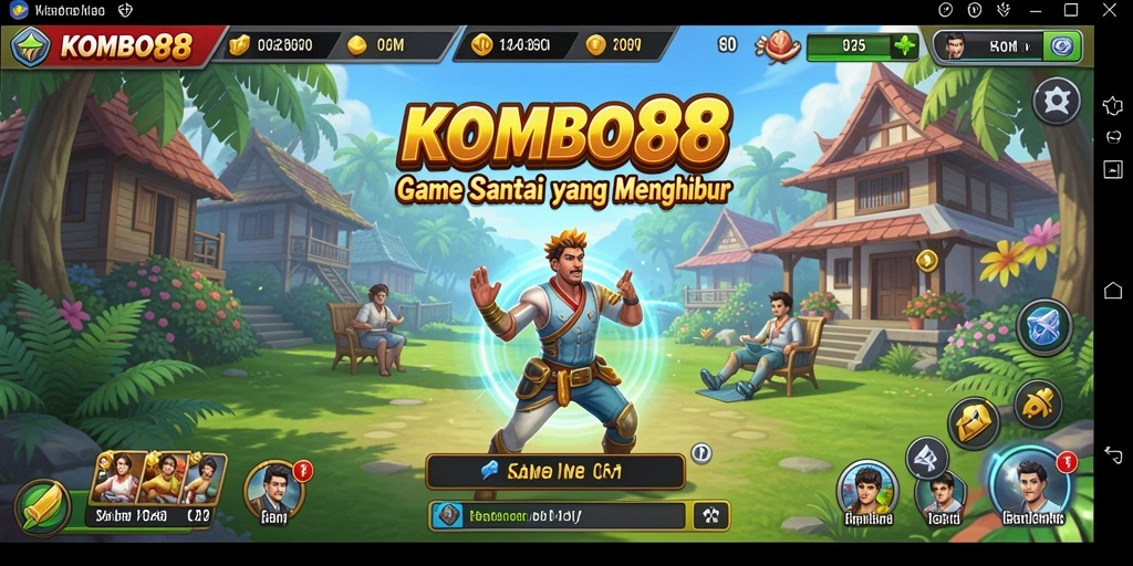 Screenshot gameplay KOMBO88 yang menampilkan keseruan bermain.