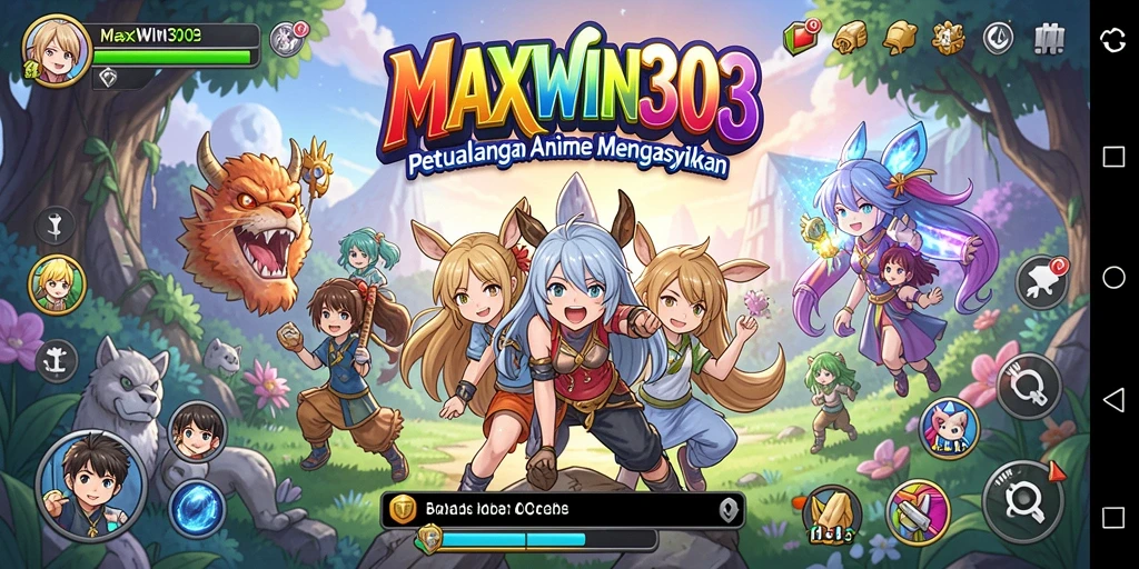 Tampilan menarik dari gameplay MAXWIN303 yang menghadirkan petualangan anime seru.