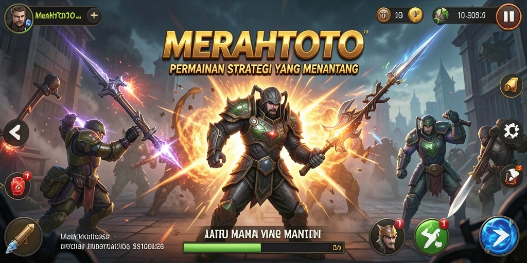 Tangkapan layar gameplay MERAHTOTO yang penuh strategi dan tantangan.