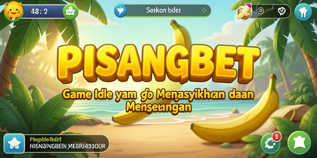 Screenshot gameplay PISANGBET yang menunjukkan aksi mengumpulkan pisang.