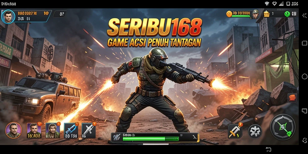 Screenshot SERIBU168 menampilkan aksi pertarungan yang mendebarkan.