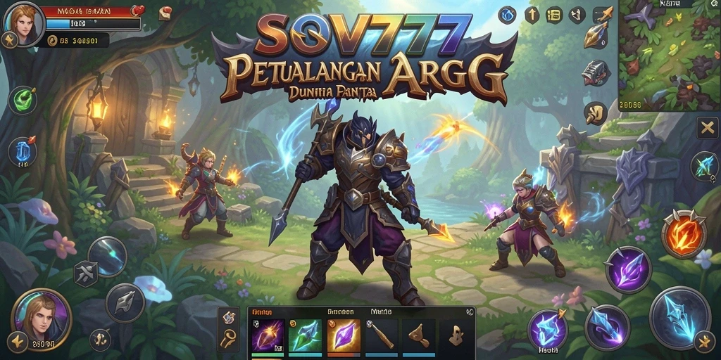 Screenshot dari gameplay menampilkan aksi seru dalam pertarungan ARPG.