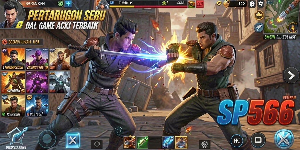 Tampilan gameplay SP666 yang mendebarkan dan penuh aksi.