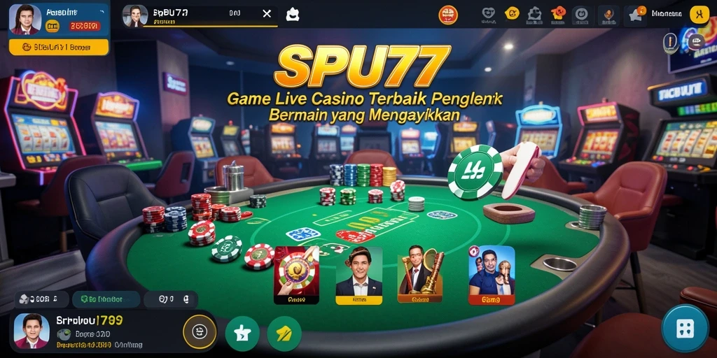 Gameplay Live Casino yang menarik dengan dealer langsung dan interaksi nyata.