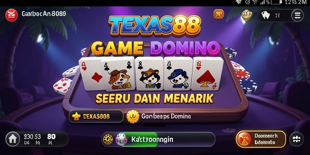 Tampilan gameplay seru dan menarik dari TEXAS88.