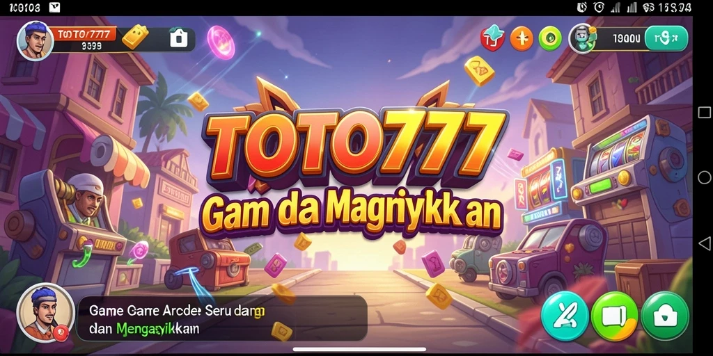 Screenshot TOTO777 memperlihatkan aksi seru dalam gameplay Arcade.