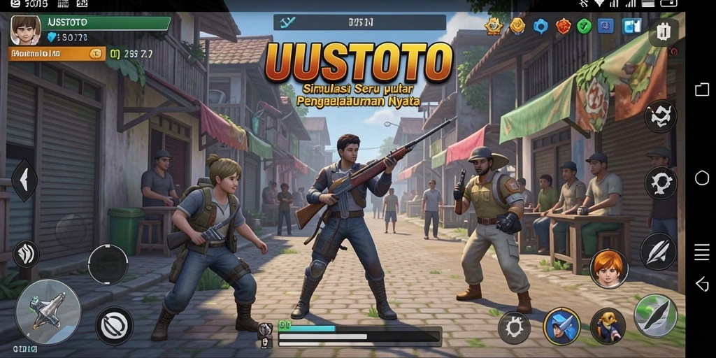 Tampilan gameplay UUSTOTO yang menarik dan mendalam.